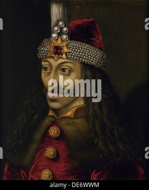 Vlad III, Prince of Wallachia (1431-1476), Second half of the16th cen.. Artist: German master Stock Photo