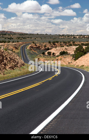 Arizona Highways Scenes Stock Photo