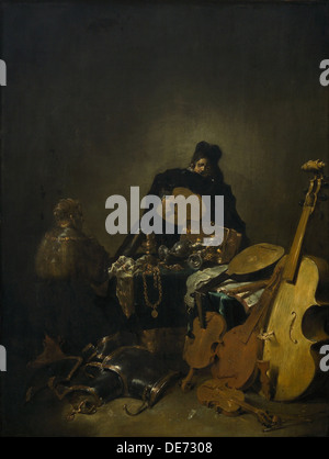 Allegory of Vanity, c. 1640. Artist: Bramer, Leonaert (1596-1674) Stock Photo