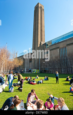 Tate Modern art gallery, London. Stock Photo
