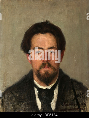 Portrait of the author Anton Chekhov', (1860-1904), 1895. Stock Photo