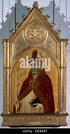 'Saint Augustine', 1320s.  Artist: Simone Martini Stock Photo