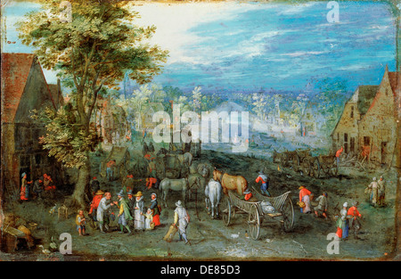 'Landscape', late 16th or early 17th century. Artist: Jan Brueghel the Elder Stock Photo