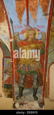 Saint Michael the Archangel, painting in oil on canvas by Claudio ...