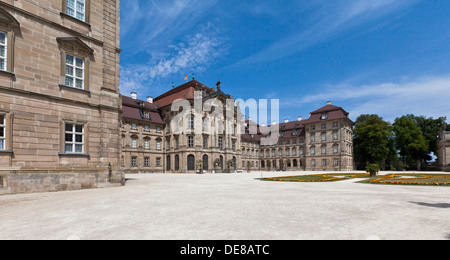 Germany, Bavaria, Pommersfelden, View of Weissenstein Castle Stock ...