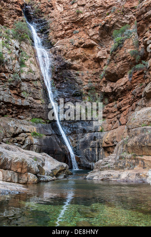 High mountain waterfall Stock Photo - Alamy