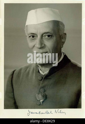 Photograph Of Jawaharlal Nehru (1889-1964) First Prime Minister Of ...