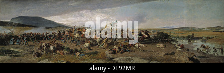 The Battle of Wad-Ras, 1863. Artist: Fortuny, Marià (1838-1874) Stock Photo