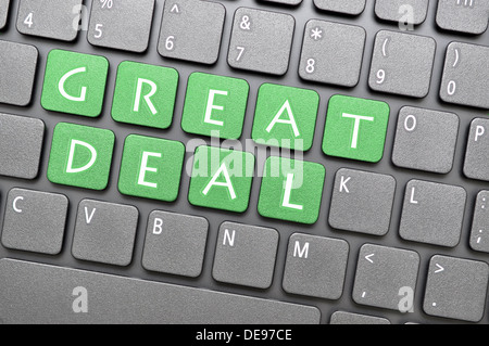 Great deal on keyboard Stock Photo