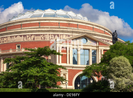 The Royal Albert Hall, London, UK, rear view from Prince Consort Road, Stock Photo