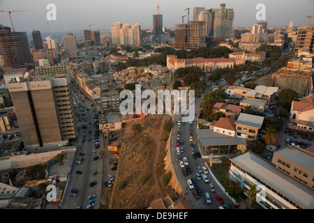 Aerial of Luanda, Angola Stock Photo