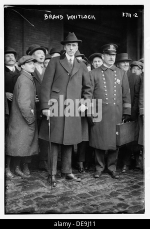 Brand Whitlock, an American diplomat and politician, is captured in ...