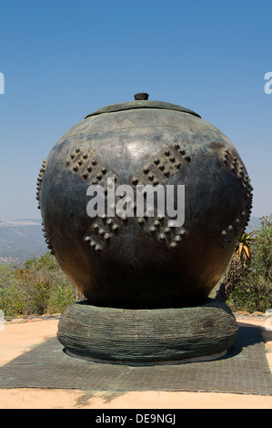 Spirit of eMakhosini, memorial to the Kings buried in the valley, Ulundi, South Africa Stock Photo