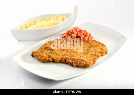 Beef schnitzel Stock Photo