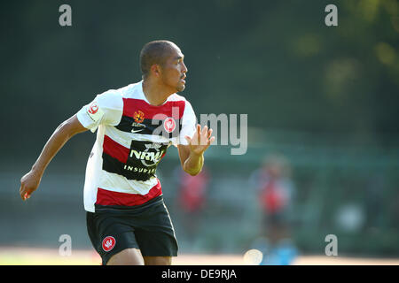 Tokyo, Japan. 12th Sep, 2013. Shinji Ono (Wanderers) Football / Soccer : Friendly match between Tokyo Verdy 2-1 Western Sydney Wanderers at Tama City Athletic Stadium in Tokyo, Japan . © Kenzaburo Matsuoka/AFLO/Alamy Live News Stock Photo