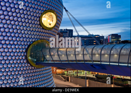 Selfridge's Department Store at Night, The Bull Ring, Birmingham City Centre, Birmingham, West Midlands, England, UK Stock Photo