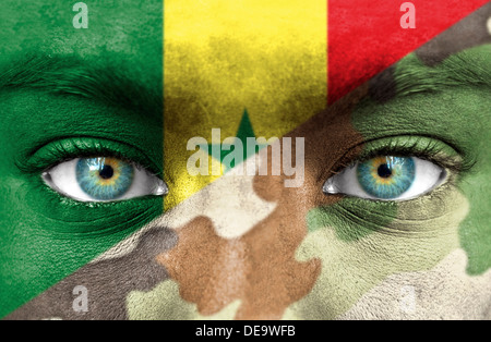 Soldier from Senegal Stock Photo