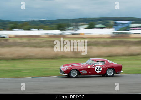 Chichester, West Sussex, UK. 13th Sep, 2013. Goodwood Revival. Goodwood Racing Circuit, West Sussex - Friday 13th September. Racing action on the track. © MeonStock/Alamy Live News Stock Photo