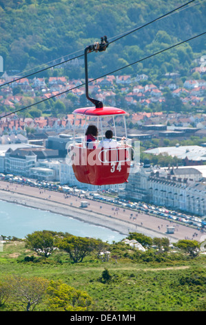 Llandudno Cable Car Ascending The Great Orme above Llandudno