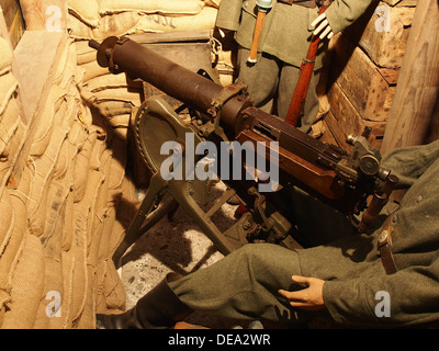 In the trenches, Mus e Somme 1916, 049 Stock Photo