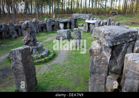 Druid's Temple near Ilton, Masham, North Yorkshire UK Stock Photo