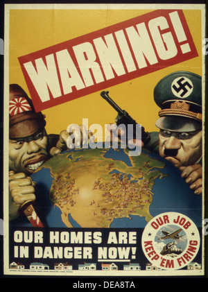 WARNING - OUR HOMES ARE IN DANGER NOW Stock Photo - Alamy