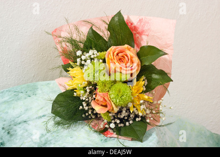 Bouquet with roses Stock Photo