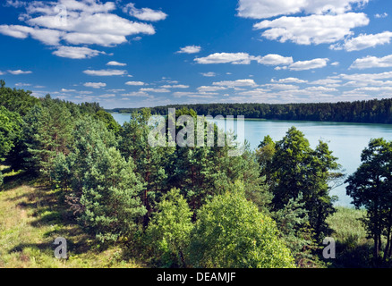 Zatoka Wigierki creek, Wigry Lake, Wigierski National Park, Poland, Europe Stock Photo