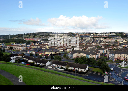 The nationalist Bogside, Derry, Londonderry, Northern Ireland,UK Stock Photo