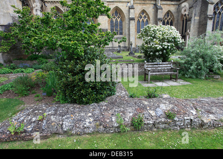 The Lady Chapel, Cathedral church of St Andrews in Wells, Wells City, Englands smallest City, Somerset County, England, Britain Stock Photo