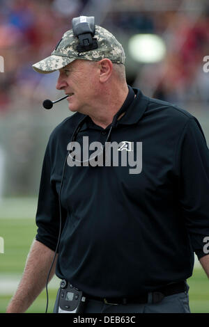 Army head coach Rich Ellerson coaches his players during the first ...