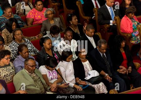 Sept.15, 2013 - Birmingham, Alabama, U.S. - People pack the16th St