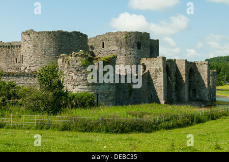 Beaumaris Castle, Beaumaris, Anglesey, Wales Stock Photo