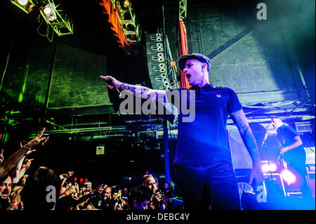 American Celtic punk band Dropkick Murphys on stage at the 2016