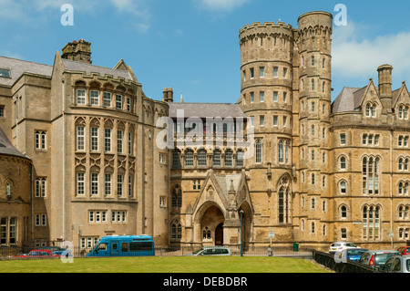 Old College Building, University, Aberystwyth, Ceredigion, Wales Stock Photo