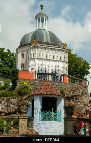 The Dome, Portmeirion, Gwynedd, Wales Stock Photo