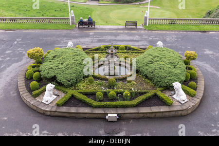 Shrigley Hall Hotel entrance area, Golf and Country Club, Pott Shrigley, Macclesfield, Cheshire Stock Photo