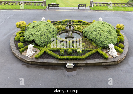 Shrigley Hall Hotel entrance area, Golf and Country Club, Pott Shrigley, Macclesfield, Cheshire Stock Photo