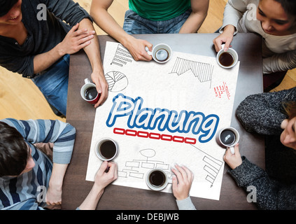 Team planning together Stock Photo