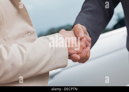 Business people shaking hands Stock Photo