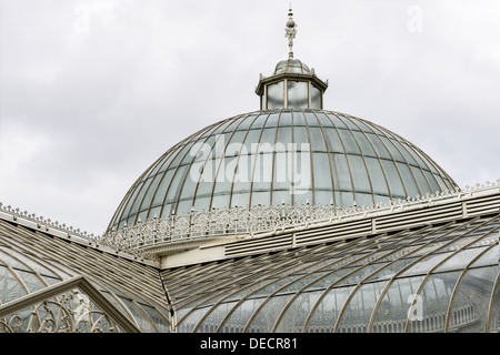 roof of Kibble Palace, Glasgow Botanical Gardens, Scotland, UK Stock Photo