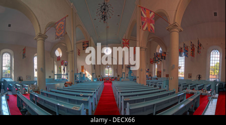 Canongate Kirk Church Edinburgh Royal Mile, Scotland, UK Interior Stock Photo