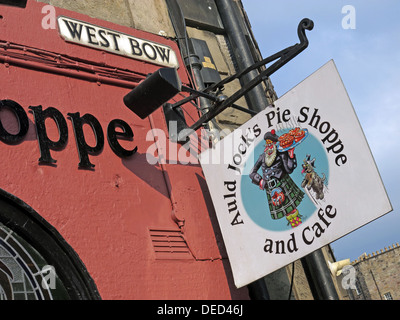 Auld Jocks Pie Shoppe and cafe Edinburgh Scotland
