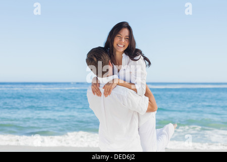 Happy couple having fun Stock Photo