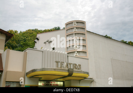 PANAMA CITY-AUG31: Balboa Theather. Constructed in 1946 to entertain all the residents of Panama City. Its considered one of the Stock Photo