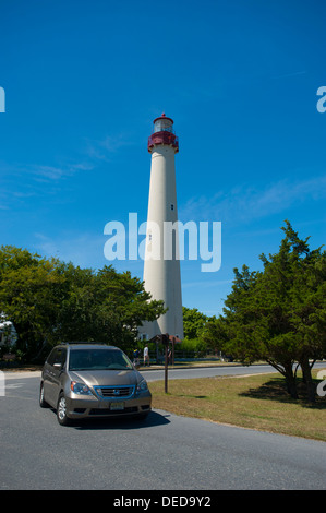 USA New Jersey NJ N.J.  Cape May Point State Park - Lighthouse Stock Photo