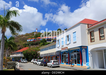 Shopping in Gustavia editorial stock photo. Image of sidewalk