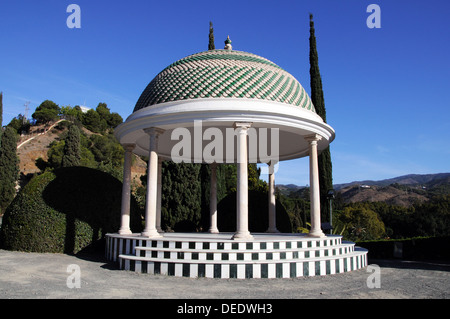 Historical Botanical Gardens (La Concepcion), mirador, Malaga, Malaga Province, Andalusia, Spain, Western Europe. Stock Photo