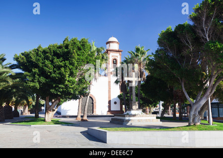 Iglesia Nuestra Senora de la Antigua church, Antigua, Fuerteventura, Canary Islands, Spain, Europe Stock Photo
