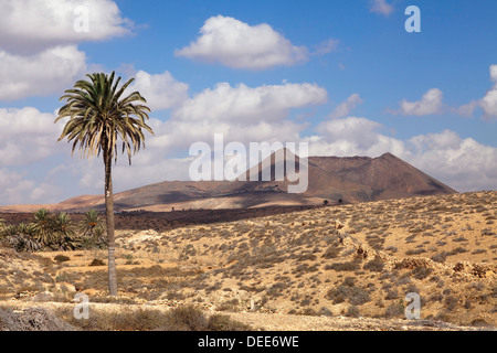 Volcano Caldera de Gairia, Tuineje, Fuerteventura, Canary Islands, Spain, Europe Stock Photo